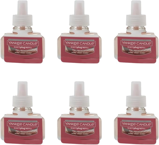 Yankee Candle Scent Plug Refill, Home Sweet Home (Pack of 6)