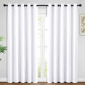 Yakamok Room Darkening Curtains 62x84 inch Length Pure White-Living Room | 2 by Yakamok