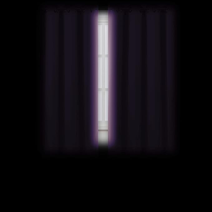 Lavender Blackout Curtains 66 x 63 Inch Length/Set of 2 Curtain Panels/Thermal - Image 3