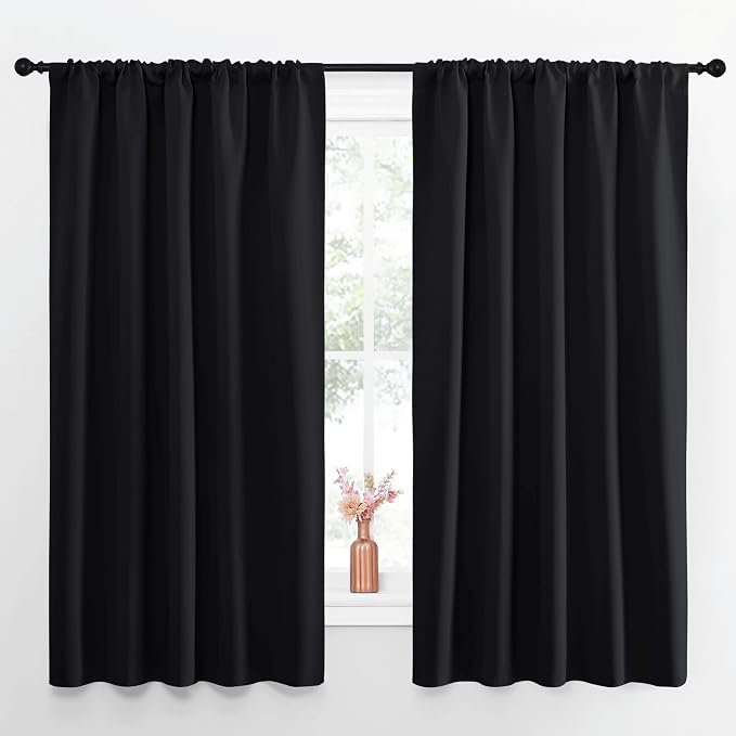 NICETOWN Black Out Window Curtains by NICETOWN