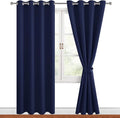 Blackout Curtains for Bedroom, 52 x 84 Inch, 2 Panels | Thermal Insulated & by Hiasan