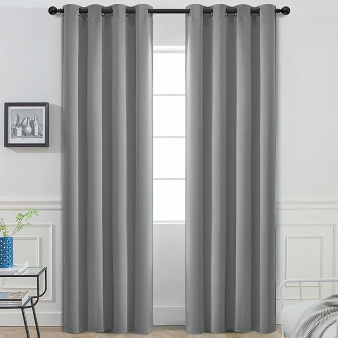 Yakamok Room Darkening Curtains 52x96 inch Length Dove Grey-Living Room | 2 by Yakamok