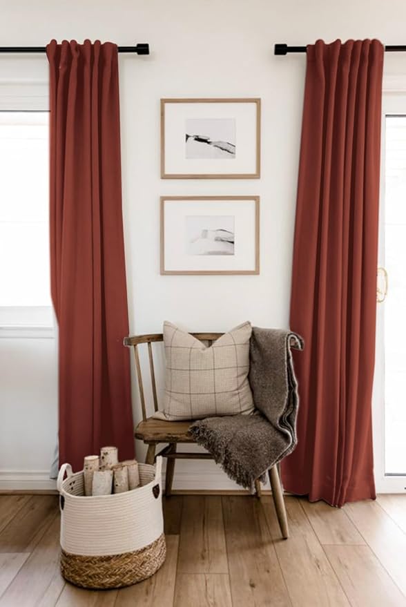 Faux Linen Total Blackout Curtains - Image 6