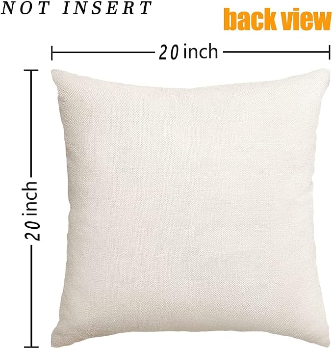 RABUSOFA Spring Summer Pillows Decorative Throw Pillows 20x20, Large Outdoor - Image 6