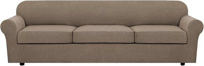H.VERSAILTEX 4 Piece Stretch Sofa Covers by HVERSAILTEX