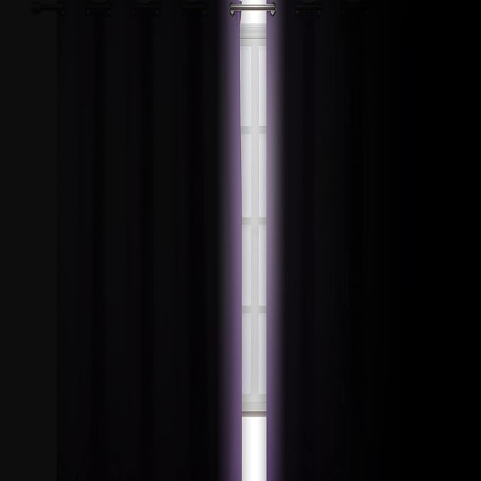 Lavender Blackout Curtains 52 x 63 Inch Length/Set of 2 Curtain Panels/Thermal - Image 3