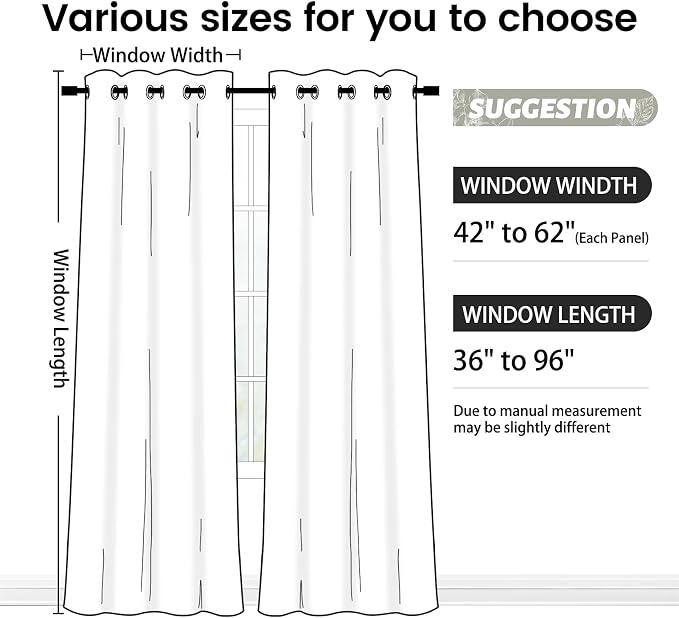 SimpleHome 100% Blackout Curtains - Image 2