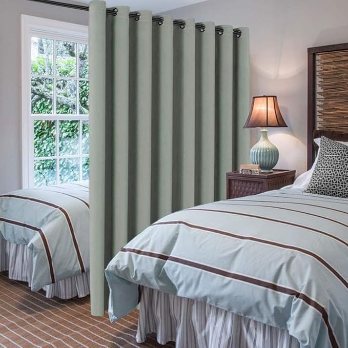 H.VERSAILTEX Blackout Patio Curtains 100 x 90 Inches - Image 2