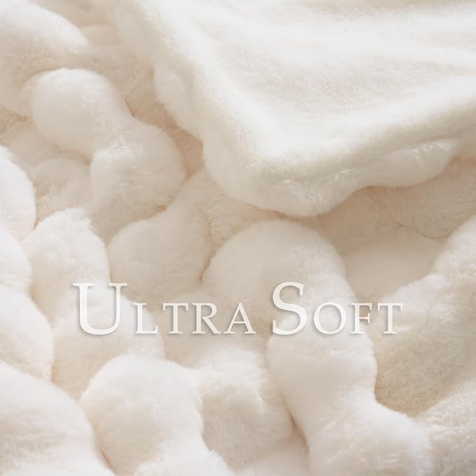 BENVWE Faux Fur Throw Blanket for Couch - Image 3