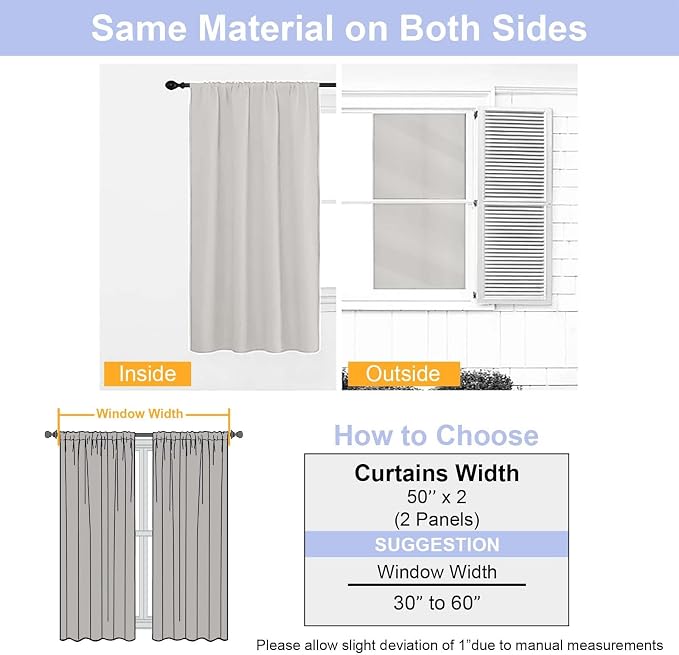 Simplebrand Ava Natural Extra Long 10ft Curtains - Image 8