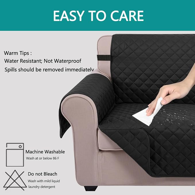 U-NICE HOME Loveseat Sofa Cover - Image 5