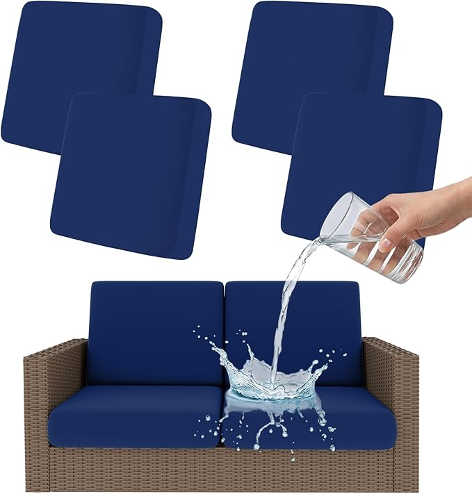 Smiry Waterproof Patio Cushion Covers, Stretch Outdoor Furniture Covers | Couch by Smiry