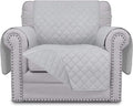 Easy-Going Reversible Couch Cover, Small Chair, Light Gray/Light Gray | Machine by Easy-Going