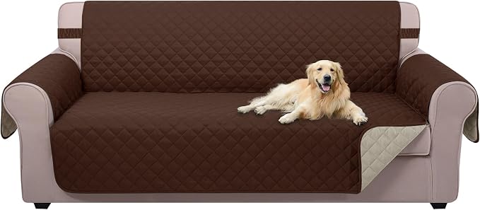 U-NICE HOME 4 Seater Sofa Cover 91''Large Couch Cover, Pet Friendly, Elastic by U-NICEHOME