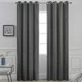 Yakamok Room Darkening Curtains 52x90 inch Length Dark Grey-Living Room | 2 by Yakamok