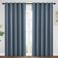 Yakamok Room Darkening Curtains 62x84 inch Length Stone Blue-Living Room | 2 by Yakamok
