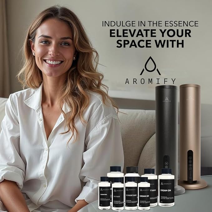 Dream On Diffuser Oil, Luxury Hotel Scent Diffuser Oil for Home, Office & Spa, Fragrance Essential Oils for Aromatherapy, Aloe Vera & Cedarwood, 3.3 FL Oz, 100 mL