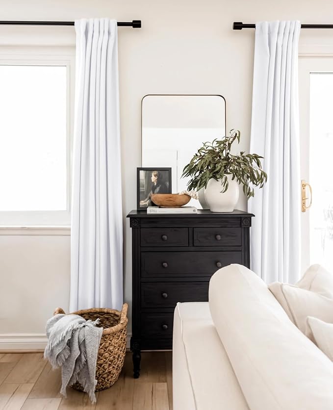 INOVADAY 100% Blackout Linen Curtains - Image 5