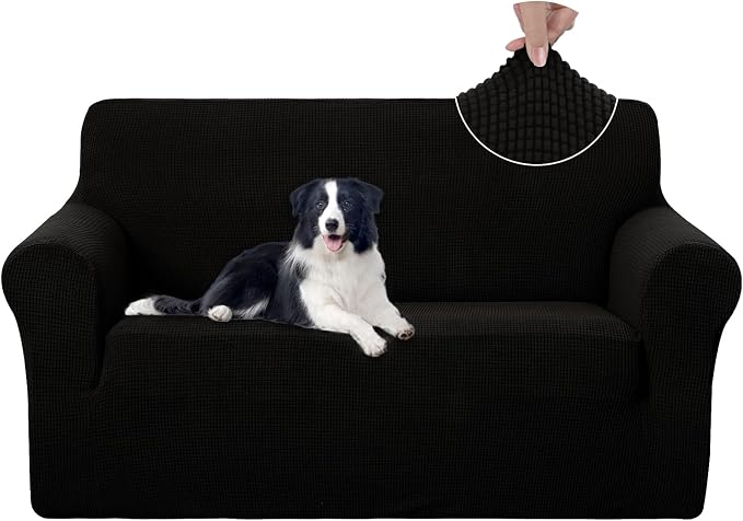 U-NICE HOME Loveseat Cover Stretch Couch Cover Sofa Slipcover, 1-Piece Sofa by U-NICEHOME