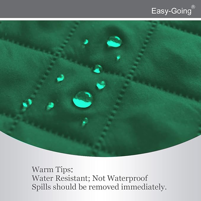 Easy-Going Reversible Couch Cover, 2 Cushion Sofa, Water Resistant Mat - Image 4