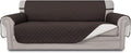 Easy-Going Reversible Couch Cover, 4 Seater Sofa, Chocolate/Ivory | XX-Large by Easy-Going