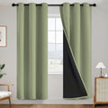 SimpleHome Sage 100% Blackout Curtains Room Darkening Living Room 72 Inch | by SimpleHome