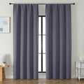 Simplebrand Ava Greyish Purple Blackout Curtains by Simplebrand