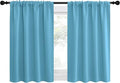 NICETOWN RV Blackout Curtains for Camper Windows, Teal Blue, Kitchen Short by NICETOWN