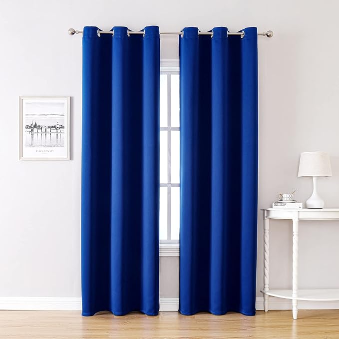 ChrisDowa Blackout Curtains for Bedroom and Living Room 84 Inches Long | 2 by ChrisDowa