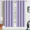 Yakamok Room Darkening Curtains 52x63 inch Length Lilac-Living Room | 2 panels by Yakamok