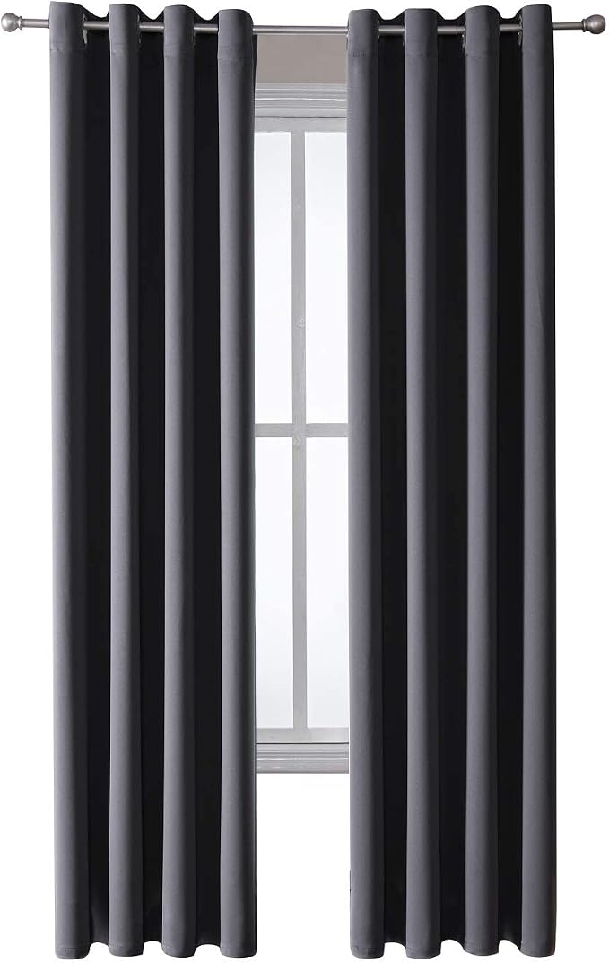 ChrisDowa Blackout Curtains for Bedroom and Living Room 84 Inches Long | 2 - Image 7