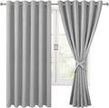 Grommet Blackout Curtains for Bedroom, 70 x 63 Inches, Window Drapes Living by Hiasan