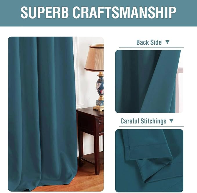 H.VERSAILTEX Blackout Curtain for Living Room Thermal Insulated Window - Image 3