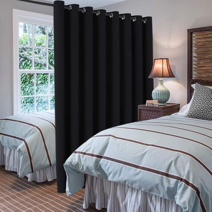 H.VERSAILTEX Blackout Patio Curtains 100 x 90 Inches - Image 2