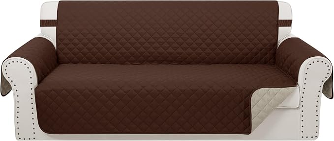 Reversible Couch Cover for 3 Cushion, Pet Friendly Water Repellent Couch Sofa by LuxshareHome