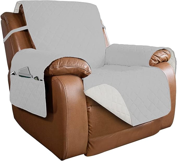 PureFit Reversible Recliner Chair Covers Couch Covers by PureFit