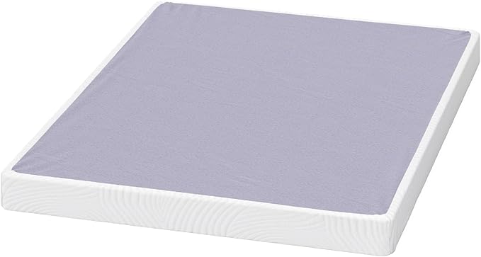 ZINUS Edgar 4 Inch Bamboo Box Spring, Mattress Foundation, Sturdy Bamboo Structure, Low Profile, Easy Assembly, Queen