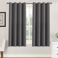 H.VERSAILTEX Blackout Grey Curtains by HVERSAILTEX