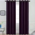 Yakamok Room Darkening Curtains 52x84 inch Length Dark Purple-Living Room | 2 by Yakamok