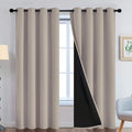 Yakamok Natural Blackout Curtains 84 Inches Long by Yakamok