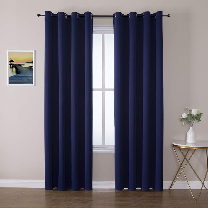 ChrisDowa Blackout Curtains for Bedroom and Living Room 84 Inches Long | 2 by ChrisDowa