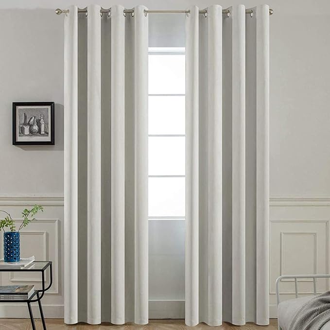 Yakamok Room Darkening Curtains 52x90 inch Length Light Beige-Living Room | 2 by Yakamok