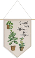 Mental Health Decor High School Classroom Decor Canvas Hanging Pennant Flag Banner Wall Sign Decor for Bedroom Classroom Playroom Game Room Front Door