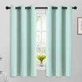 Yakamok Room Darkening Curtains 42x63 inch Length Aqua-Living Room | 2 panels by Yakamok