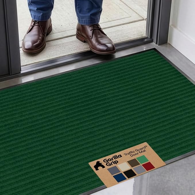 GORILLA GRIP Waterproof Traffic Guard Door Mat, Indoor Outdoor Heavy Duty by Unknown