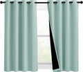 NICETOWN 100% Blackout Curtains 54 inches Long, Double-Deck Completely Blackout by NICETOWN