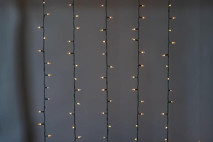 Brite Star 35 Lt Straight Line Lights, Clear, Green Wire