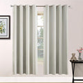 Yakamok Room Darkening Curtains 52x63 inch Length Light Beige-Living Room | 2 by Yakamok
