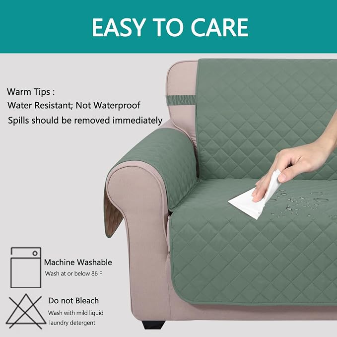 U-NICE HOME Loveseat Sofa Cover - Image 5