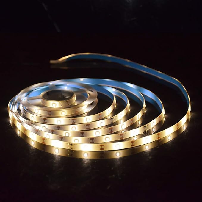 Solar LED Light Strip Outdoor Tape Rope Lights Waterproof 10ft Garden Path Decorative Lighting with 8 Modes for Outside, Wrap, Party, Stair, Step, Gazebo, Yard, Wedding, Christmas, 2 Pack